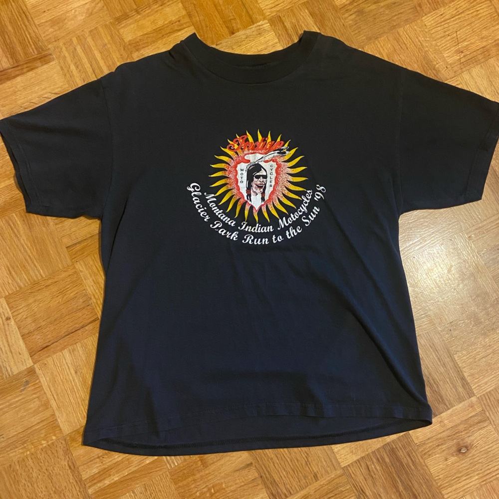 Vintage Indian Motorcycles Rally Shirt - 1998